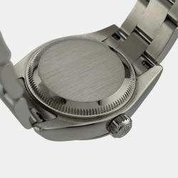 Pre Owned Rolex Datejust 179174 Automatic Blue 18k White Gold Stainless Steel Women's Wristwatch 26 mm