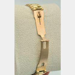 Pre Owned Rolex Datejust 69178 Automatic White 18k Yellow Gold Women's Wristwatch 26 mm