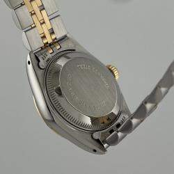Pre Owned Rolex Datejust 69173 Automatic Gold 18k Yellow Gold Stainless Steel Women's Wristwatch 26 mm