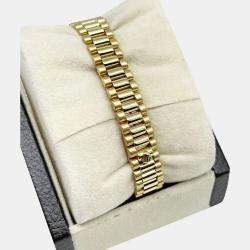 Pre Owned Rolex Datejust 79178 Automatic Cream 18k Yellow Gold Women's Wristwatch 26 mm