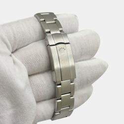Pre Owned Rolex Oyster Perpetual 177200 Automatic Blue Stainless Steel Women's Wristwatch 31 mm