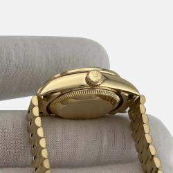 Pre Owned Rolex Datejust 69138 Automatic Gold diamonds 18k Yellow Gold Women's Wristwatch 26 mm