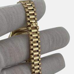 Pre Owned Rolex Datejust 69138 Automatic Gold diamonds 18k Yellow Gold Women's Wristwatch 26 mm