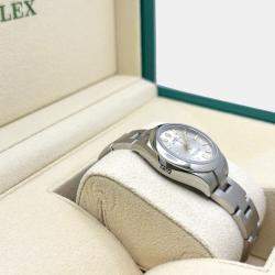 Pre Owned Rolex Oyster Perpetual 276200 Automatic Silver Stainless Steel Women's Wristwatch 28 mm