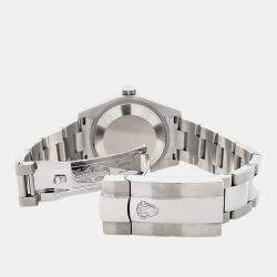 Pre Owned Rolex Datejust 178240 Automatic Silver Index Dial Stainless Steel Women's Wristwatch 31 mm