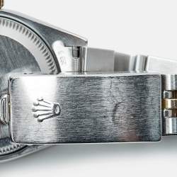 Pre Owned Rolex Datejust 69173 Champagne Dial Diamond 18K Yellow Gold Stainless Steel Women's Wristwatch 26 mm