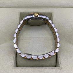 Pre Owned Rolex Datejust 179173 Automatic Champagne Diamond Dial Stainless Steel 18k Yellow Gold Women's Wristwatch 26mm