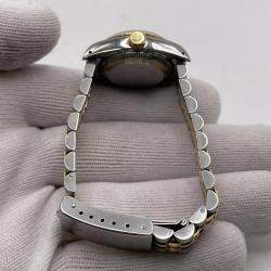 Pre Owned Rolex Datejust 69173 Automatic Champagne Dial Stainless Steel 18k Yellow Gold Women's Wristwatch 26mm