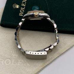 Pre Owned Rolex Datejust 69173 Automatic Diamond Dial Stainless Steel 18k Yellow Gold Women's Wristwatch 26mm