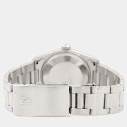 Pre Owned Rolex Oyster Perpetual 77080 Automatic Black Stainless Steel Women's Wristwatch 31mm