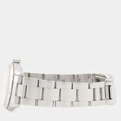 Pre Owned Rolex Oyster Perpetual 77080 Automatic Black Stainless Steel Women's Wristwatch 31mm