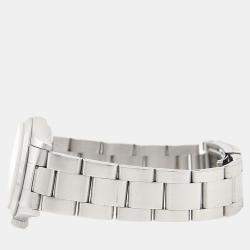 Pre Owned Rolex Oyster Perpetual 77080 Automatic Black Stainless Steel Women's Wristwatch 31mm