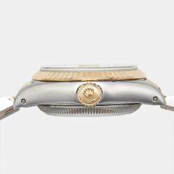 Pre Owned Rolex Datejust 69173 Champagne Dial 18k Yellow Gold Stainless Steel Women's Wristwatch 26 mm