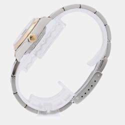 Pre Owned ساعة يد نسائية رولكس ديت جست 69163 أوتوماتيك ذهب أصفر عيار 18 وستالنس ستيل سوداء 26 مم