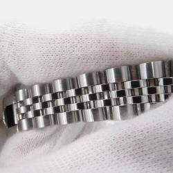 مملوكة مسبقًا Rolex Datejust 79174 Automatic Black 18k White Gold Stainless Steel Women's Wristwatch 26 mm