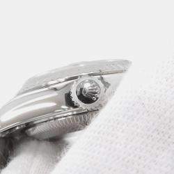 مملوكة مسبقًا Rolex Datejust 79174 Automatic Black 18k White Gold Stainless Steel Women's Wristwatch 26 mm