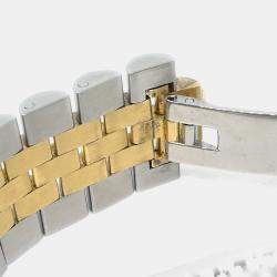 Pre Owned Rolex Datejust 116233 Automatic Silver 18k Yellow Gold Stainless Steel Women's Wristwatch 36 mm