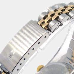 Pre Owned ساعة يد نسائية رولكس ديت جست 69173 أوتوماتيك ستانلس ستيل وذهب أصفر عيار 18 شامبين 26 مم