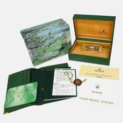 Pre Owned Rolex Champagne 18k Yellow Gold Stainless Steel Datejust 69173 Automatic Women's Wristwatch 26 mm