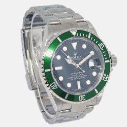 مملوكة مسبقًا Rolex Submariner 16610LV Automatic Black Stainless Steel Women's Wristwatch 40 mm