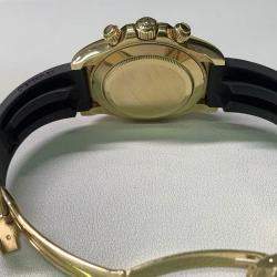 مملوكة مسبقًا Rolex Cosmograph Daytona 116518LN Automatic Black 18k Yellow Gold Ceramic Women's Wristwatch 40 mm