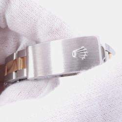 مملوكة مسبقًا Rolex Datejust 69163 Automatic Grey 18k Yellow Gold Stainless Steel Women's Wristwatch 26 mm