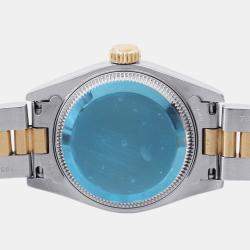 مملوكة مسبقًا Rolex Datejust 69163 Automatic Grey 18k Yellow Gold Stainless Steel Women's Wristwatch 26 mm