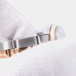 مملوكة مسبقًا Rolex Datejust 69163 Automatic Grey 18k Yellow Gold Stainless Steel Women's Wristwatch 26 mm