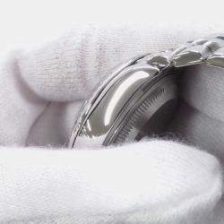 Pre Owned ساعة يد نسائية رولكس دايتجست 279174 أوتوماتيك ستانلس ستيل وذهب أبيض عيار 18 وردي 28 مم