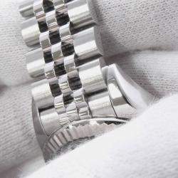 Pre Owned ساعة يد نسائية رولكس دايتجست 279174 أوتوماتيك ستانلس ستيل وذهب أبيض عيار 18 وردي 28 مم