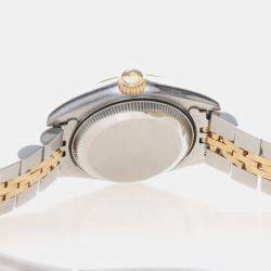 Pre Owned Rolex Datejust 69173 Automatic Stainless Steel 18k Yellow Gold Women's Wristwatch 26mm