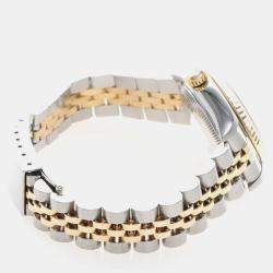 Pre Owned Rolex Datejust 79173 Automatic Stainless Steel 18k Yellow Gold Women's Wristwatch 26mm