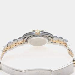 Pre Owned Rolex Datejust 79173 Automatic Stainless Steel 18k Yellow Gold Women's Wristwatch 26mm