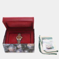 Pre Owned Rolex Datejust 79173 Automatic Stainless Steel 18k Yellow Gold Women's Wristwatch 26mm