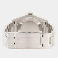 مملوكة مسبقًا Rolex Oyster Perpetual 177234 Automatic Stainless Steel 18k White Gold Women's Wristwatch 31mm