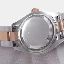 Pre Owned ساعة يد نسائية رولكس ديتجاست 279171 أوتوماتيك ذهبية قرص ذهب وردي ستانلس ستيل 28 مم