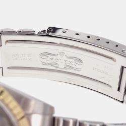 Pre Owned Rolex Datejust 16233G White 18K Yellow Gold, Stainless Steel Automatic Women's Wristwatch 36mm