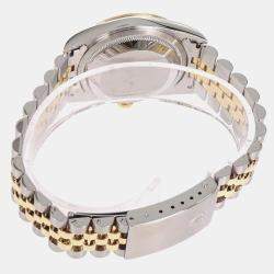 Pre Owned Rolex Datejust 16233G White 18K Yellow Gold, Stainless Steel Automatic Women's Wristwatch 36mm