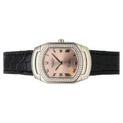 مملوكة مسبقًا Rolex Pink Diamonds Bezel 18K White Gold Cellini Cellissima 6691/9 Women's Wristwatch 35x25mm 
