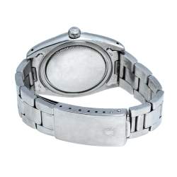 Pre Owned Rolex Pink Stainless Steel Oysterdate Precision 6494 Women's Wristwatch 34 mm