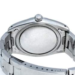 Pre Owned Rolex Pink Stainless Steel Oysterdate Precision 6494 Women's Wristwatch 34 mm