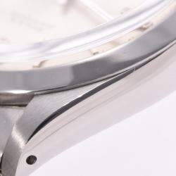 Pre Owned Rolex Silver Stainless Steel Oyster Date Precision 6694 Men's Wristwatch 34MM