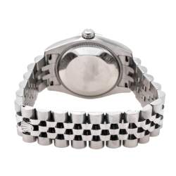 مملوكة مسبقًا Rolex Bronze 18K White Gold Stainless Steel Diamond Datejust 178274 Women's Wristwatch 31 mm