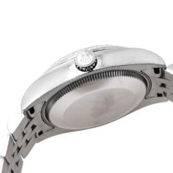 مملوكة مسبقًا Rolex Bronze 18K White Gold Stainless Steel Diamond Datejust 178274 Women's Wristwatch 31 mm