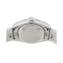 Pre Owned Rolex Pink Stainless Steel Oyster Perpetual Date 79190 Women's Wristwatch 26 MM