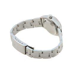 Pre Owned Rolex Pink Stainless Steel Oyster Perpetual Date 79190 Women's Wristwatch 26 MM