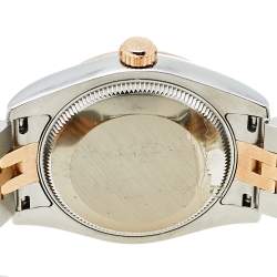 Pre Owned ساعة يد نسائية رولكس "دايتجست 178271" ألماس و ستانلس تسيل و ذهب وردي عيار 18 و صدف 31 مم