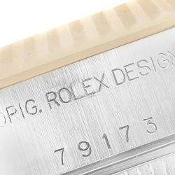Pre Owned Rolex White 18K Yellow Gold And Stainless Steel Datejust 79173 Women's Wristwatch 26 MM
