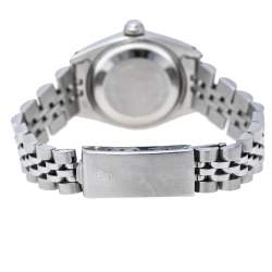 مملوكة مسبقًا ساعة يد نسائية رولكس ديت جست ألماس 6916 ستانلس ستيل سوداء 26 مم