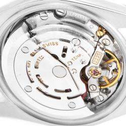 Pre Owned Rolex Silver 18K White Gold And Stainless Steel Datejust 79174 Women's Wristwatch 26 MM